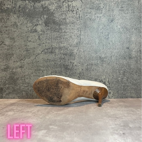 ALDO Peep Toe Folded Leather Pump - Picture 7 of 11